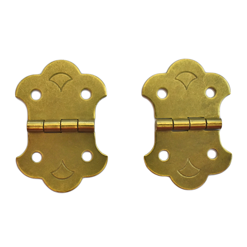 Brass Plated Hinges - 1-3/8" x 2"