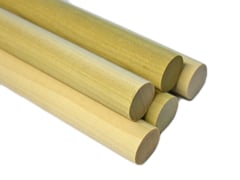 Poplar Dowel Rods - 7/8 X 36 Inches | Pack Of 6 Wooden Dowels | Perfect For Woodworking & DIY Projects