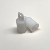 1/2" White Plastic End Cap