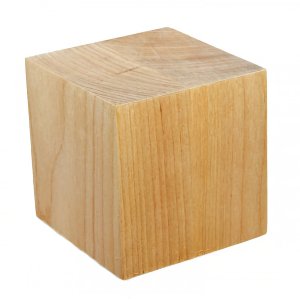 Wooden Cubes 3/4 Hardwood Blocks/ Sold in Lots of 100