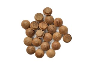 3/8" Mahogany Mushroom Buttons
