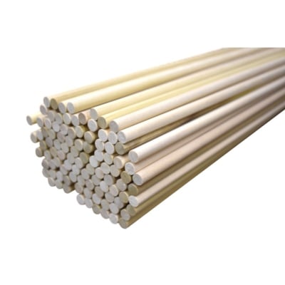 1" x 12" Poplar Dowel Rods